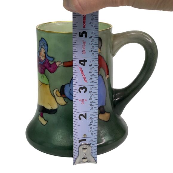 Limoges France Hand Painted Mug Dutch Kids artist signed - Picture 11 of 12